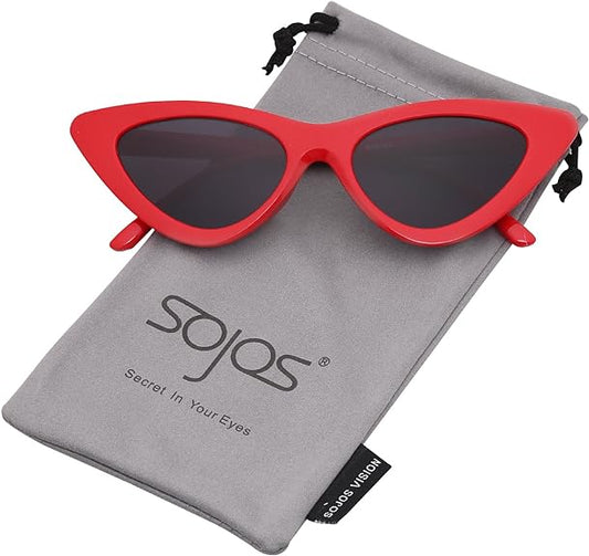 Sojos Vintage Cat Eye Sunglasses