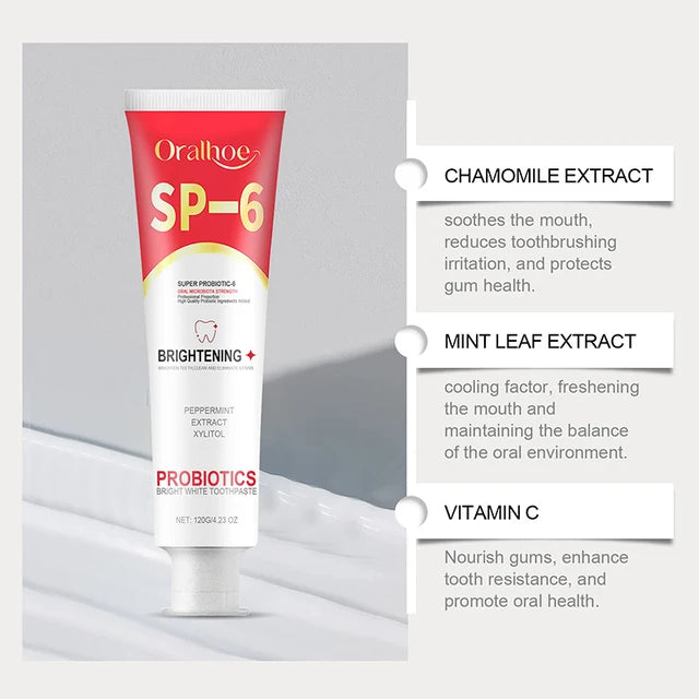SP-6 Super Probiotics Whitening Toothpaste