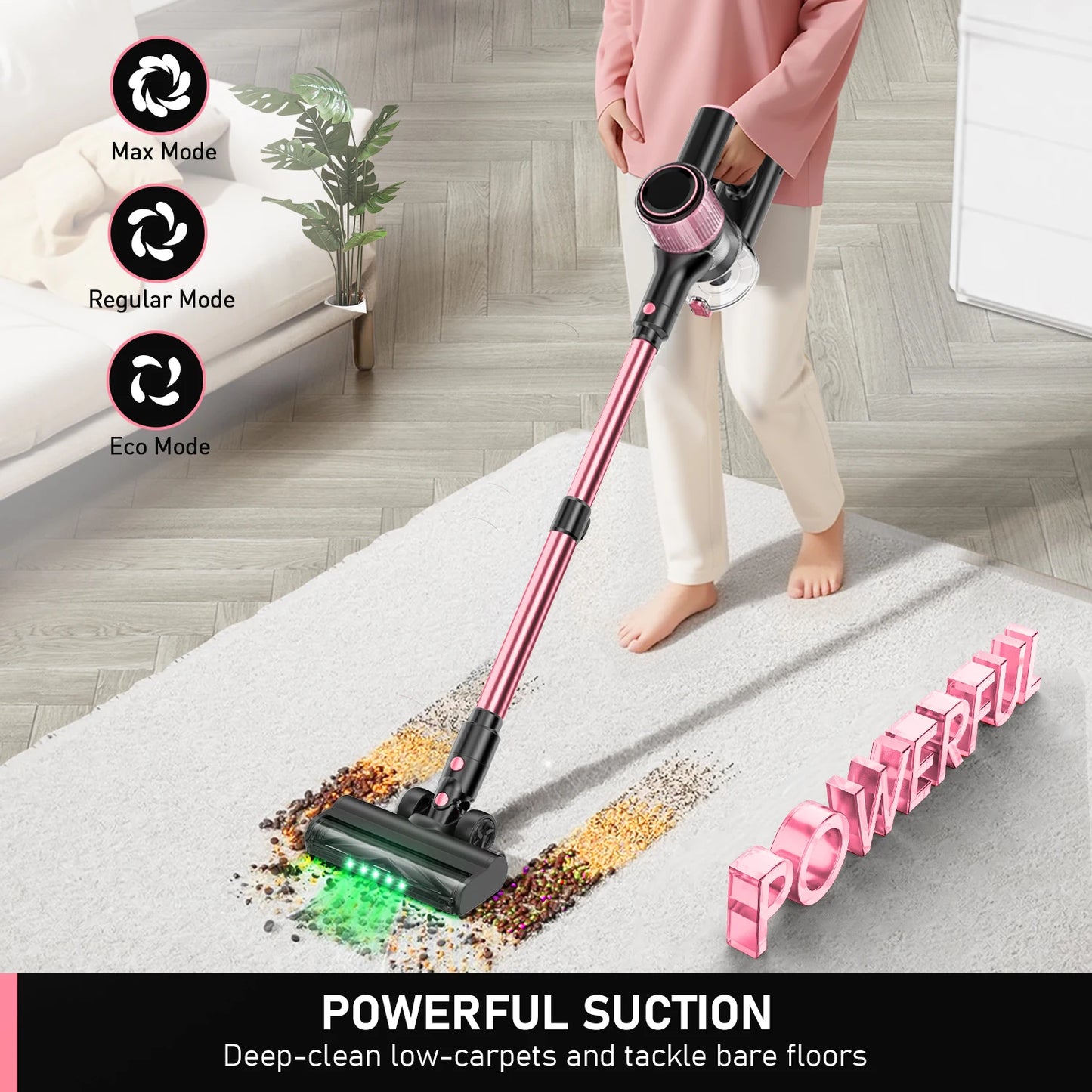Cordless High Suction Household Vacuum Cleaner
