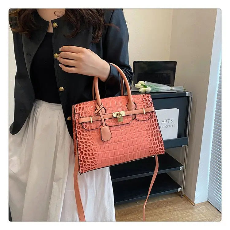 Birkin Inspired Crocodile Leather Handbags - The Dubai Collection