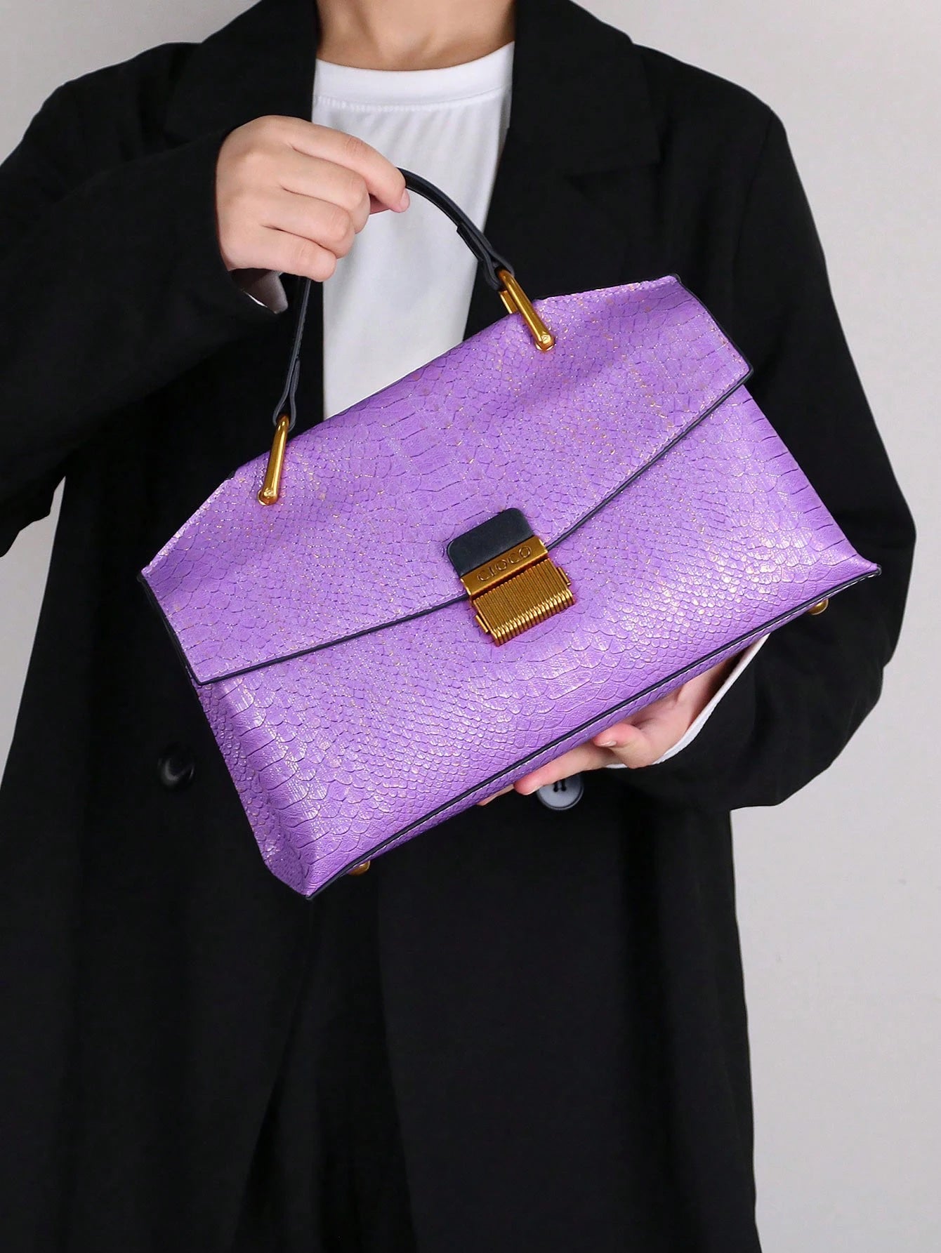 CIOCO Kiss Lock Snake Handbags