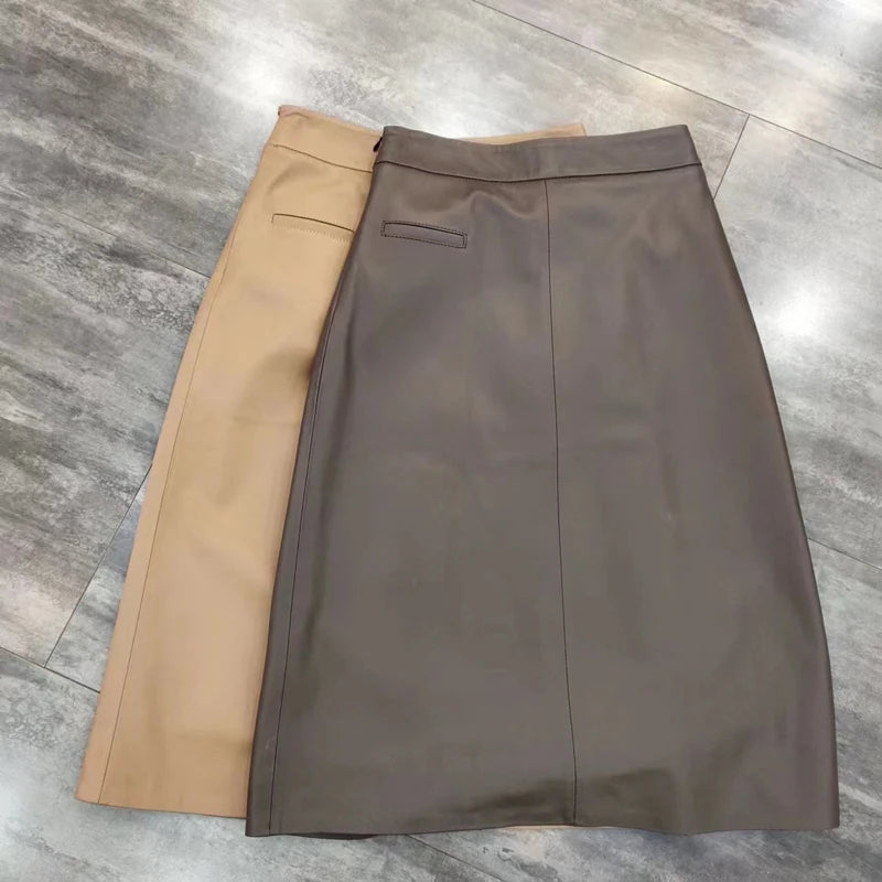 ICONIC Genuine Leather Skirt