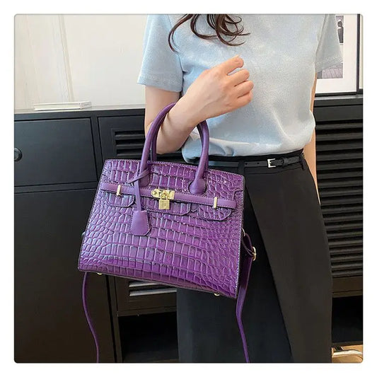 Birkin Inspired Crocodile Leather Handbags - The Dubai Collection