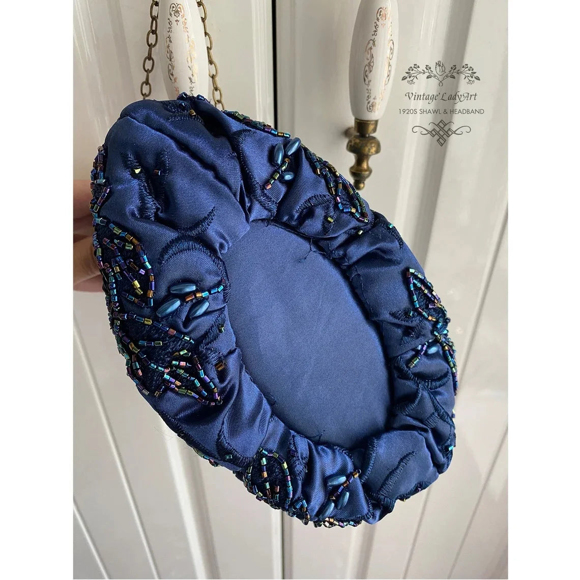Rose Embroidered Sequin Retro Evening Bags