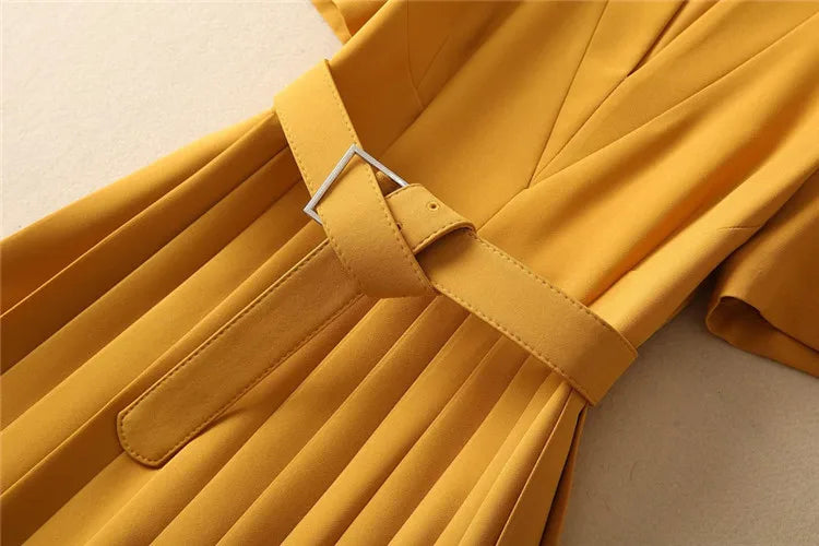 Karen Millen Forever Crepe Pleated Midi Dress