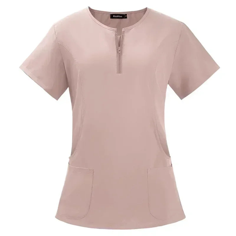 Infinity Double Pocket Short Sleeve Top Medical Scrubs