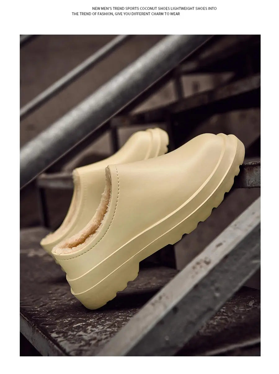 Waterproof Plush Indoor EVA Slippers