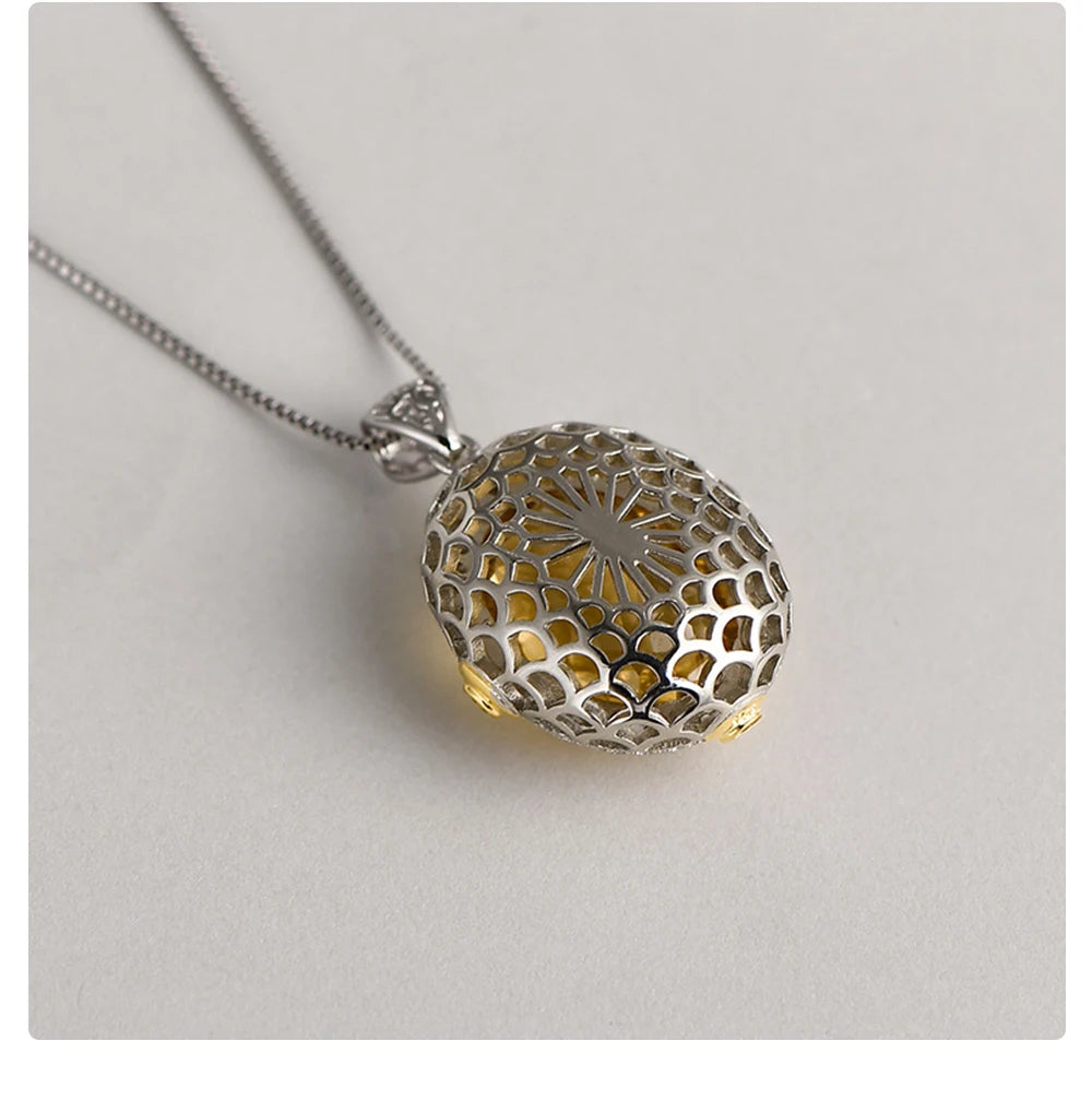 BRIOUS Exquisite Oval Synthetic Crystal Pendants