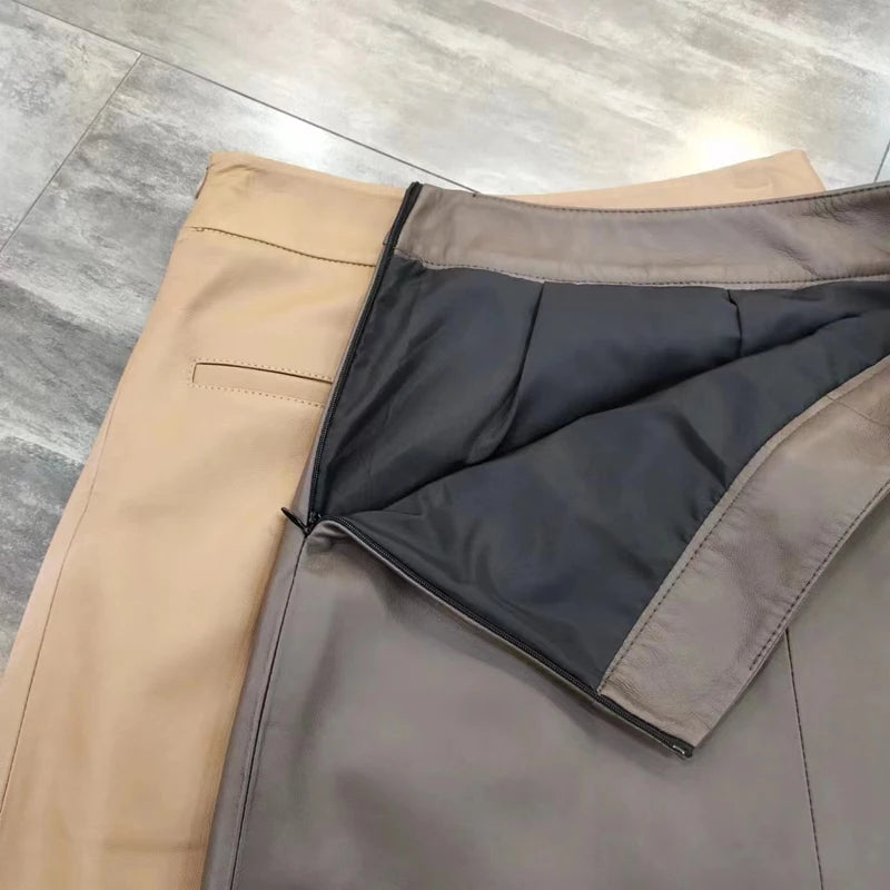 ICONIC Genuine Leather Skirt