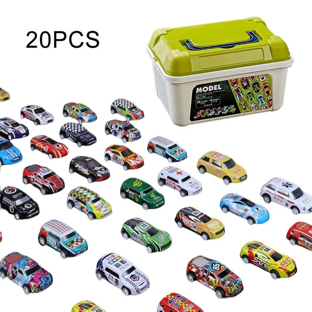 Mini Alloy Pull Back Car Sets