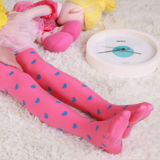 Heart & Dots Kids Pantyhose