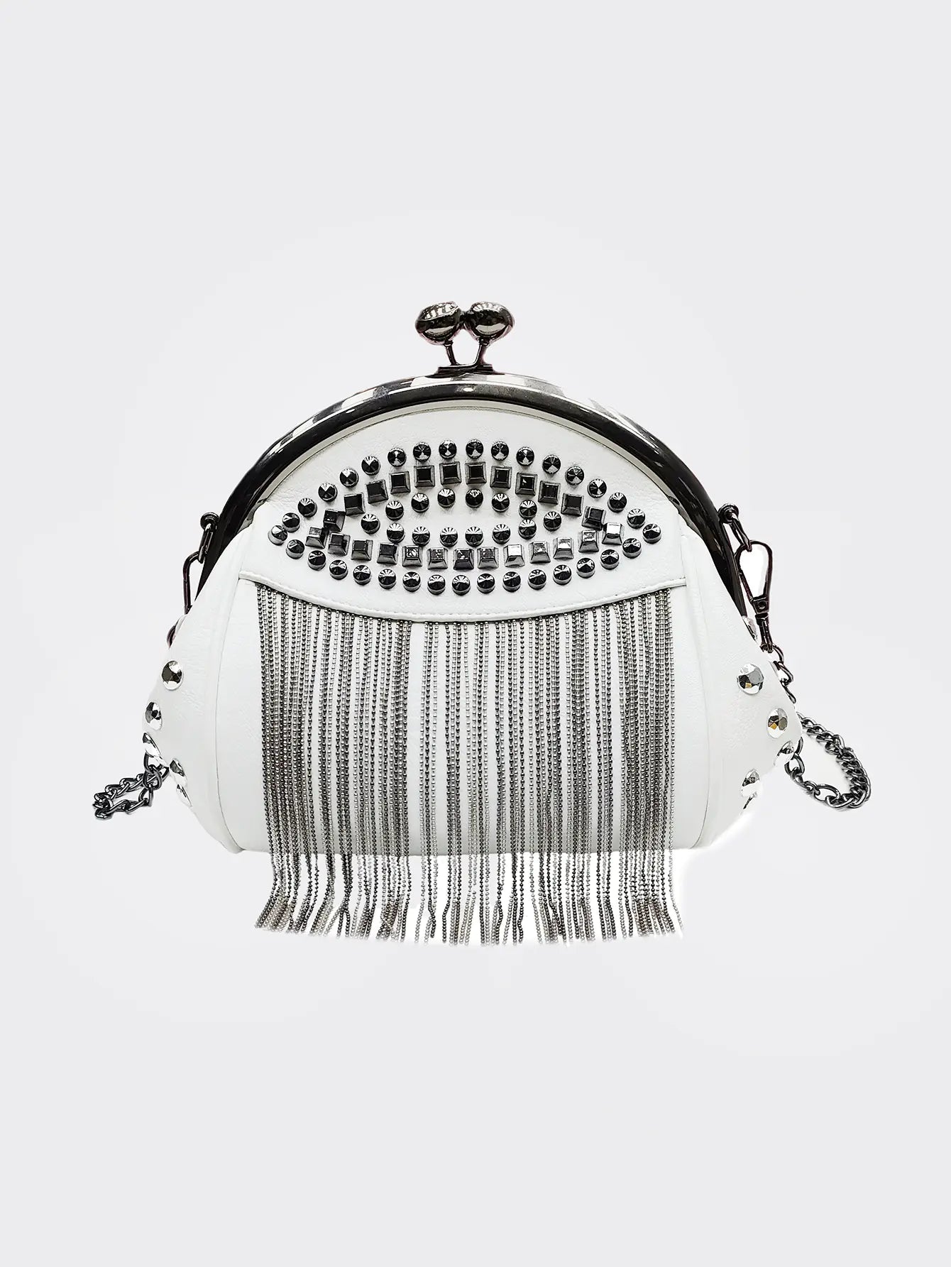 Diamond Rivet Tassel Messenger Bags