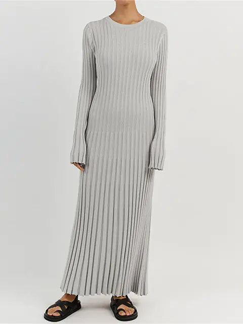 Ribbed Knit Maxi Dresses