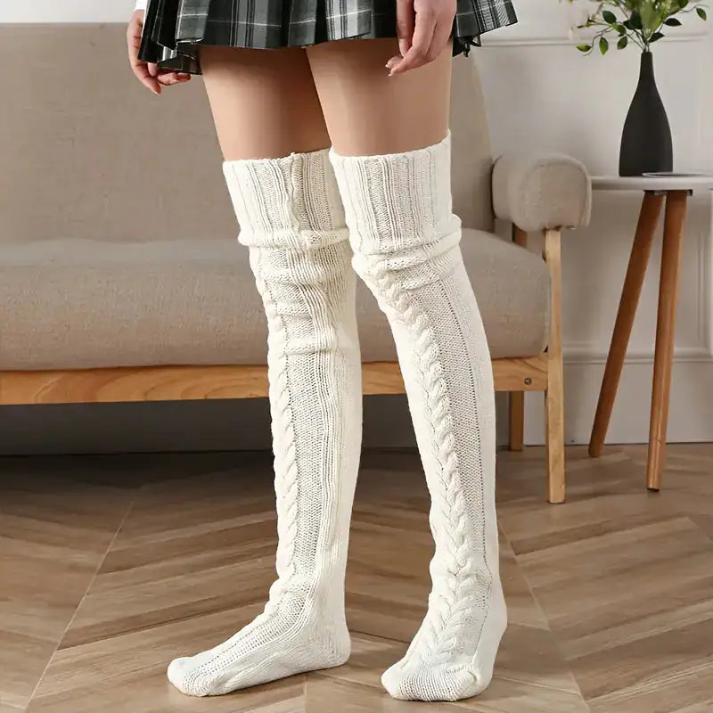 Pippi Long Knit Cozy Socks