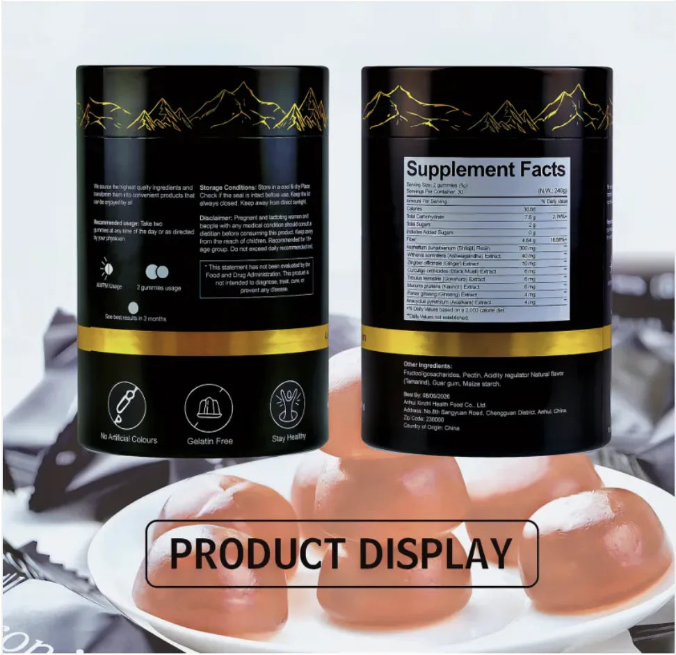Abronikey Pure Himalayan Shilajit Gold Gummies