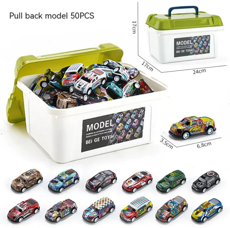 Mini Alloy Pull Back Car Sets