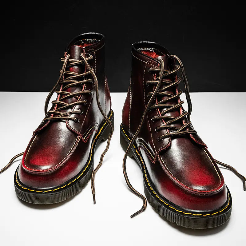 Randolph Cowhide Leather High-Top Boots
