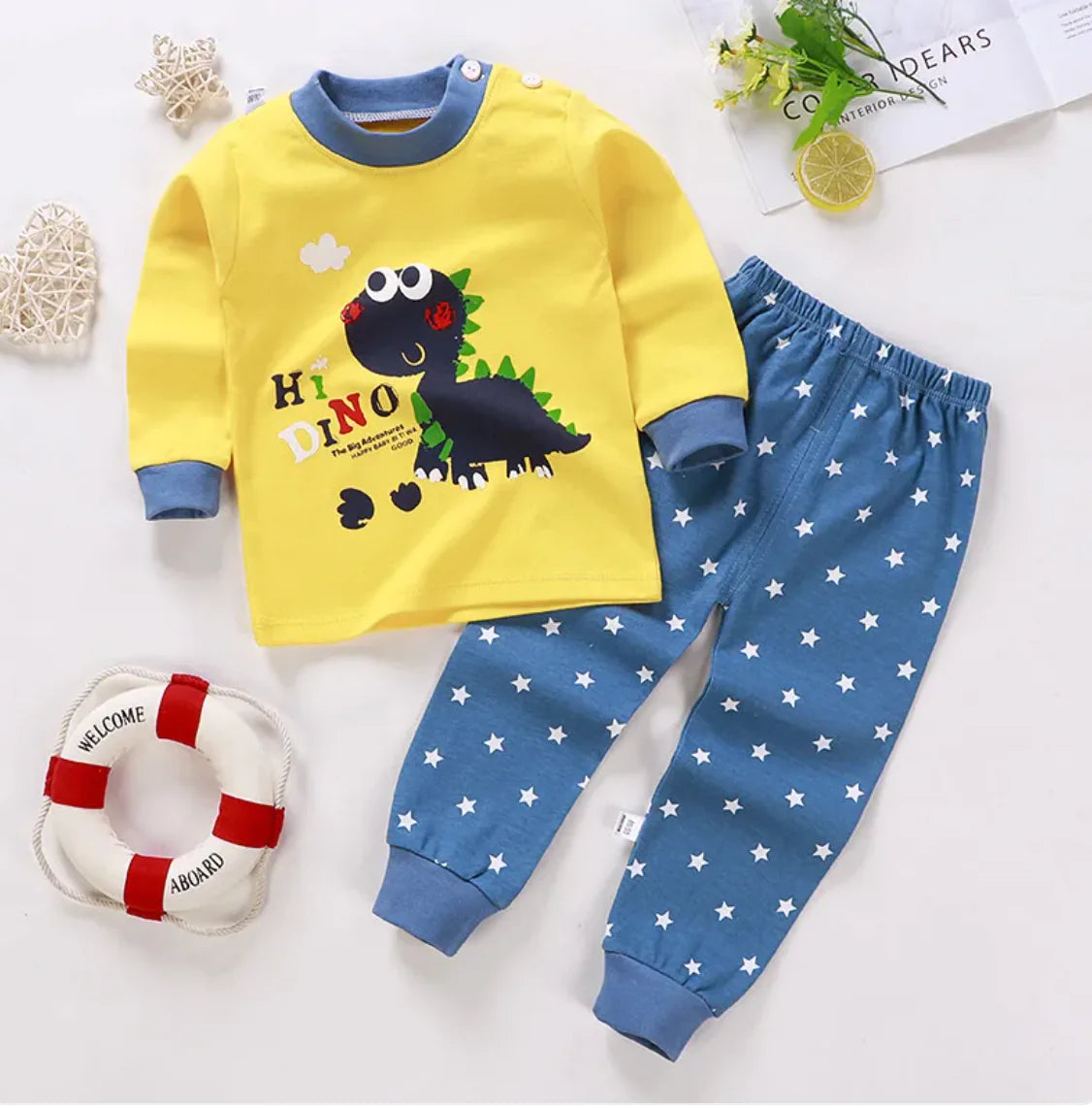Kids CozyCotton Long Johns Pajama Set