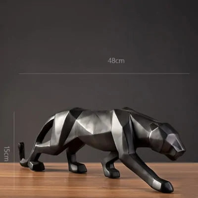 ERMAKOVA Panther Geometric Resin Figurines