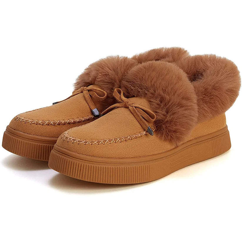 Warm Moccasin Slipper Boots