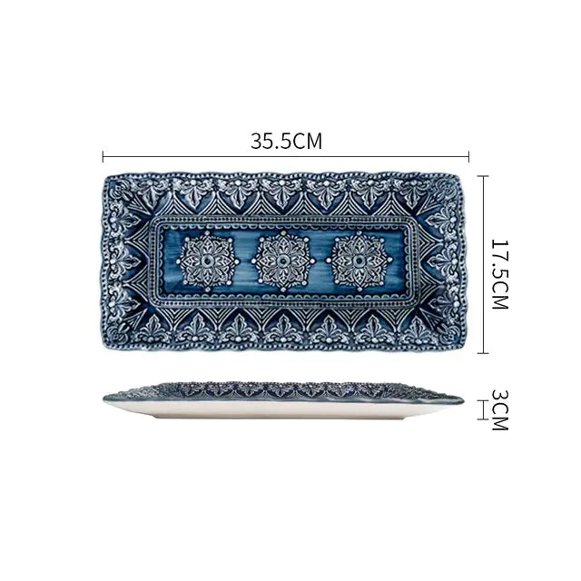 Luxury Linkori Blue Tableware