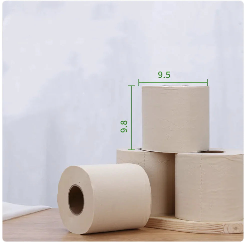 ECO Bamboo Thick 4 Ply Unbleached Toilet Paper