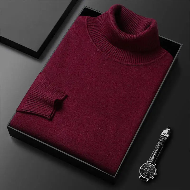 Giovanni Cashmere Turtleneck Sweater