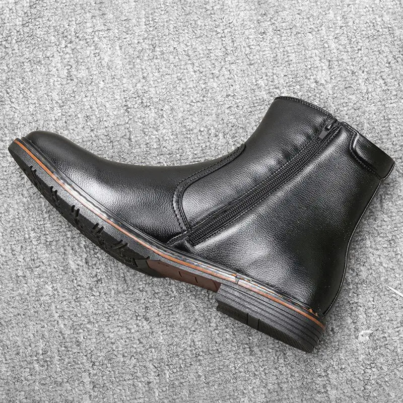 Wotna Alligator Vegan Leather Wingtip Boots