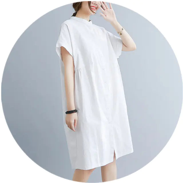 Sari Babydoll Shirt Dress