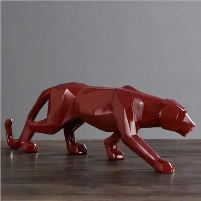 ERMAKOVA Panther Geometric Resin Figurines