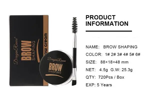 Dragon Ranee Waterproof Eyebrow Dye Gel