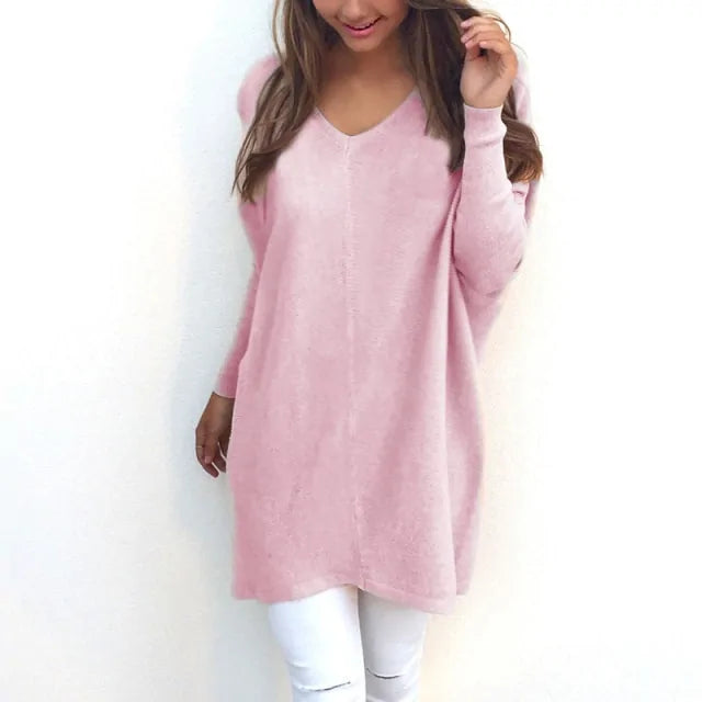 Cashmere Feel Longline Sweater