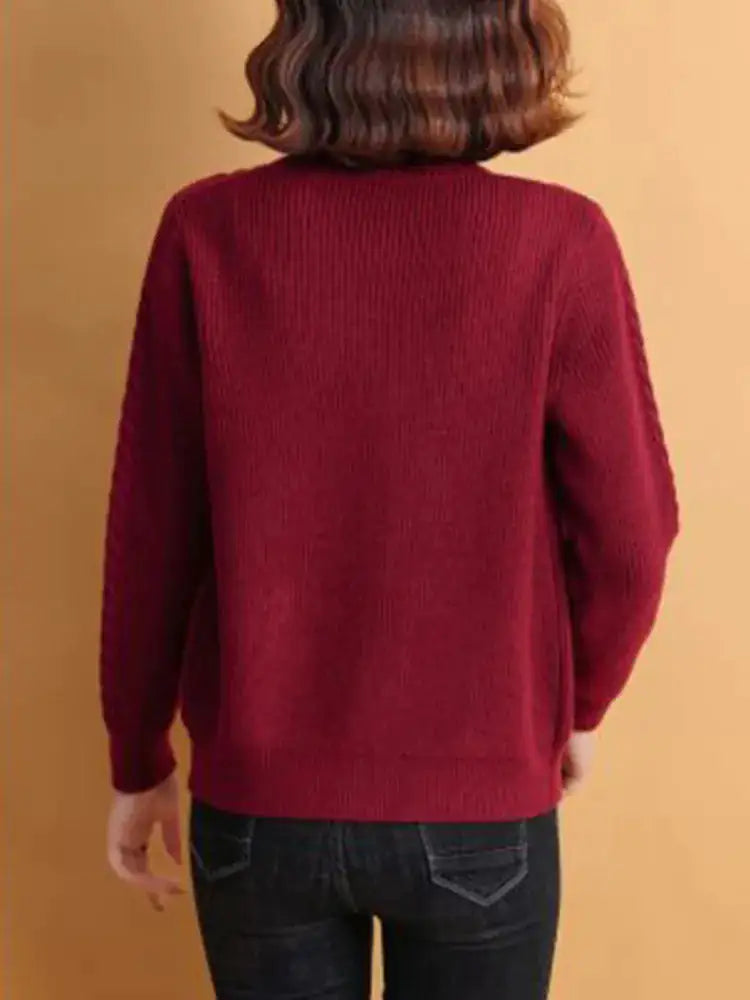Casual Cable Knitted Cardigan
