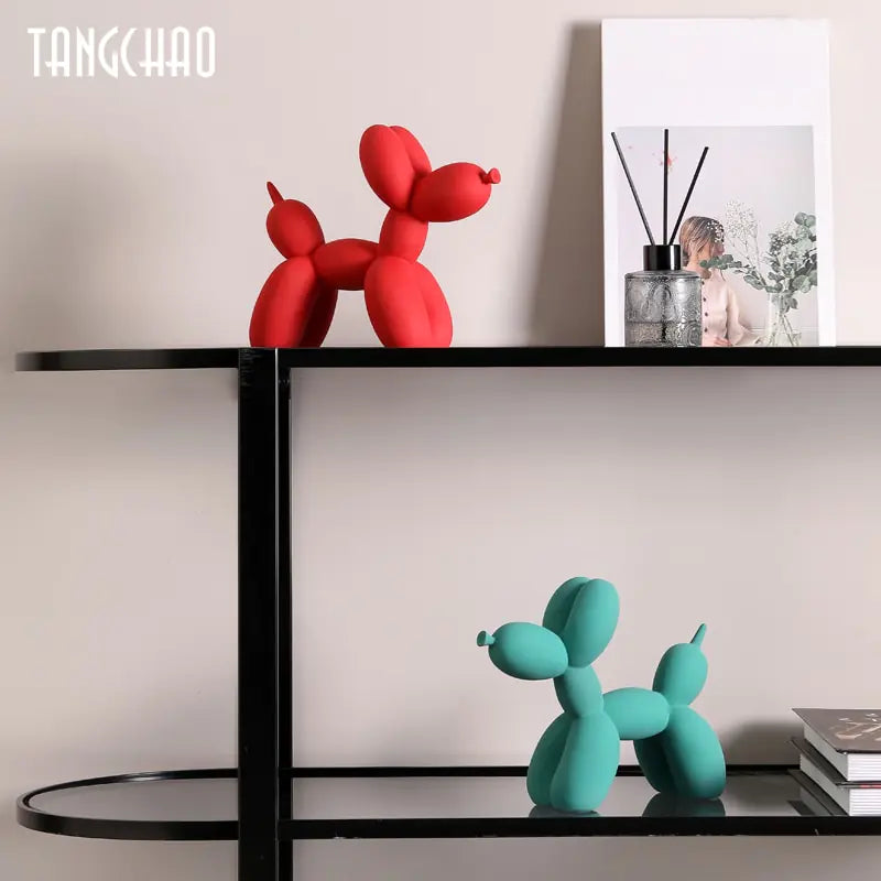 Balloon Dog Resin Figurines