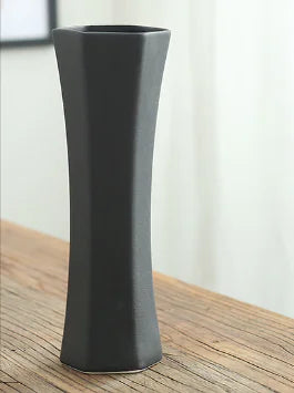 Minimalist Black Glaze Vases