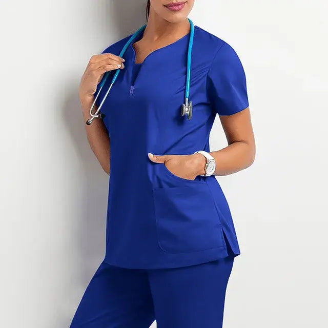 Infinity Double Pocket Short Sleeve Top Medical Scrubs