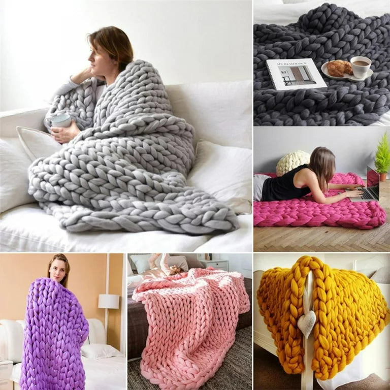 Zen Weighted Knitted Blanket