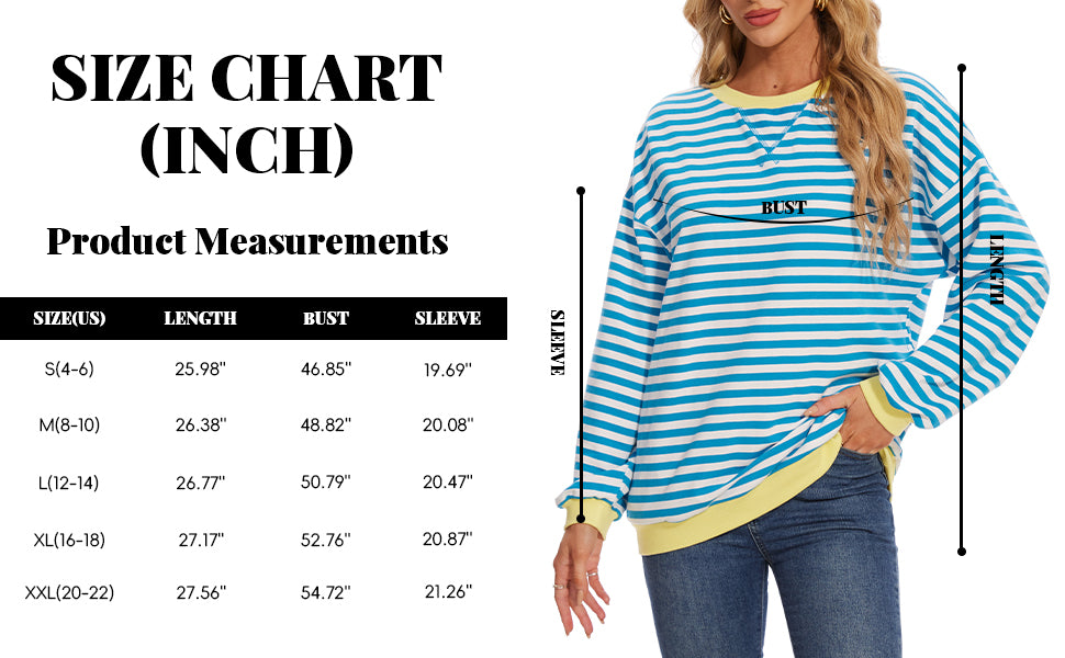 Casual Loose Striped Sweaters