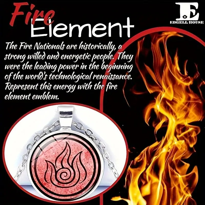Zodiac Elements Glass Radiant Pendants