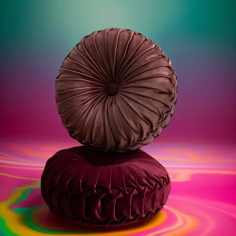 Pumpkin Velvet Throw Pillows