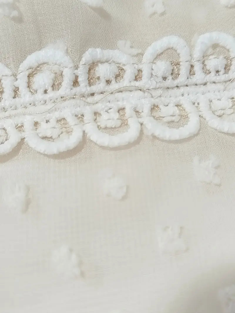 Chiffon Polka Dot Baby Doll Shortie Nightie