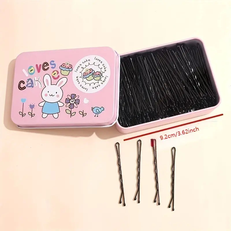Bobby Pins and Hairpin Storage Tin