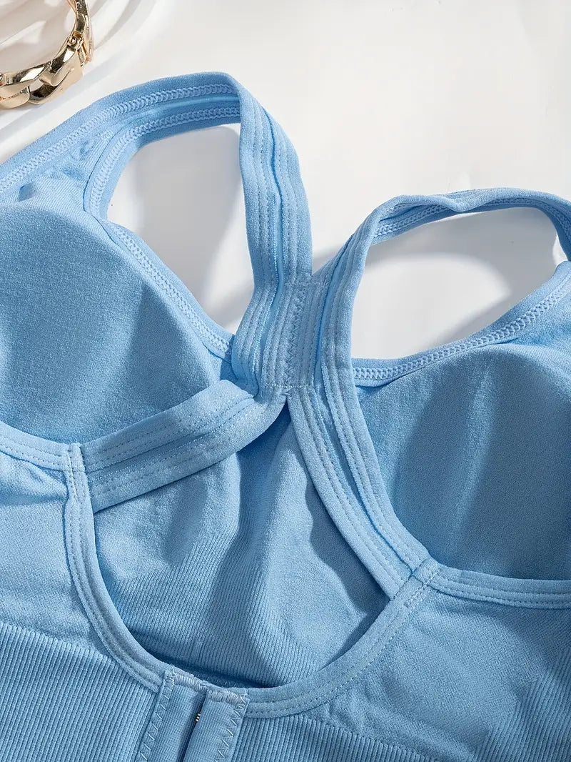 CELILIN Racerback Plus Size Sports Bras