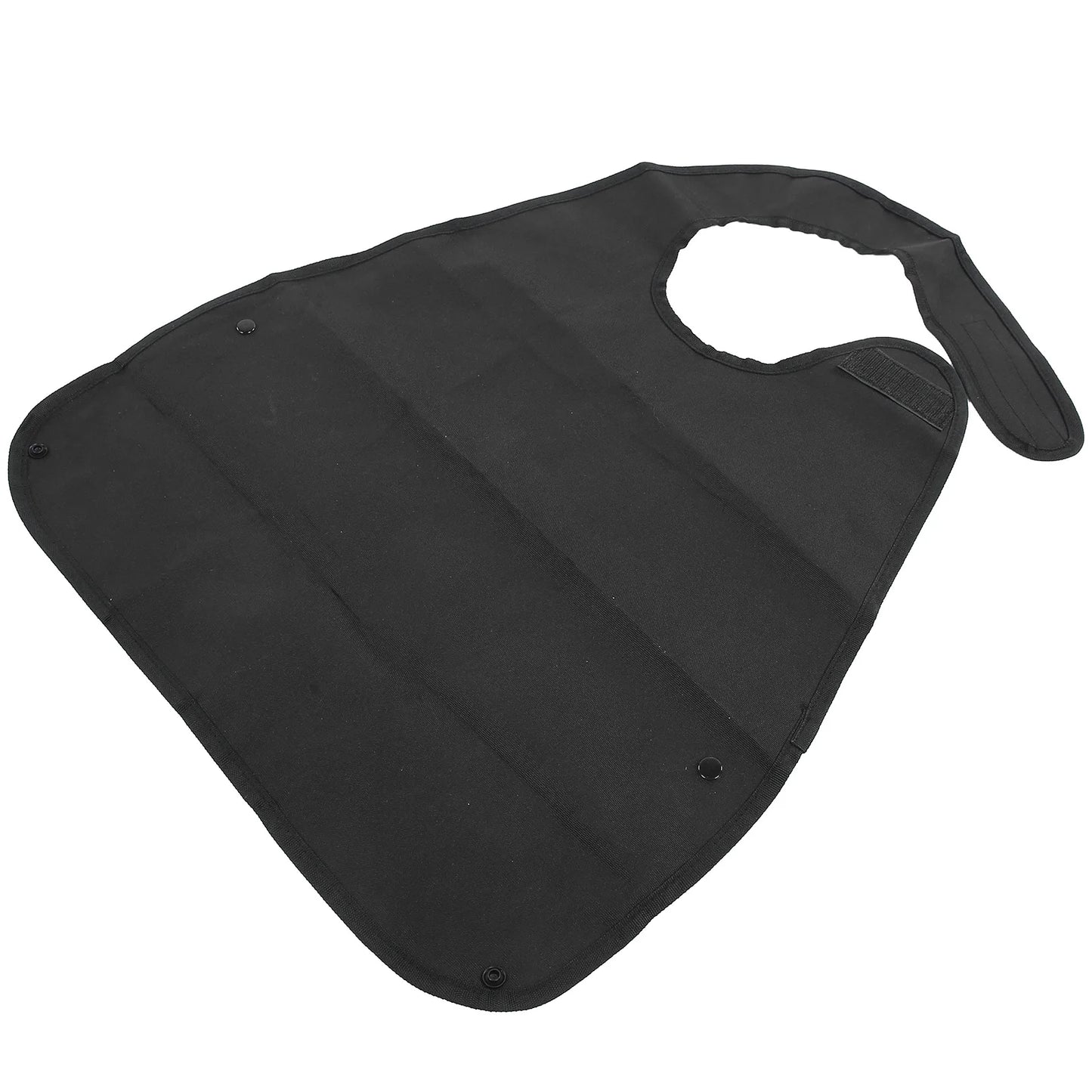Adult Black Waterproof Soft Bibs