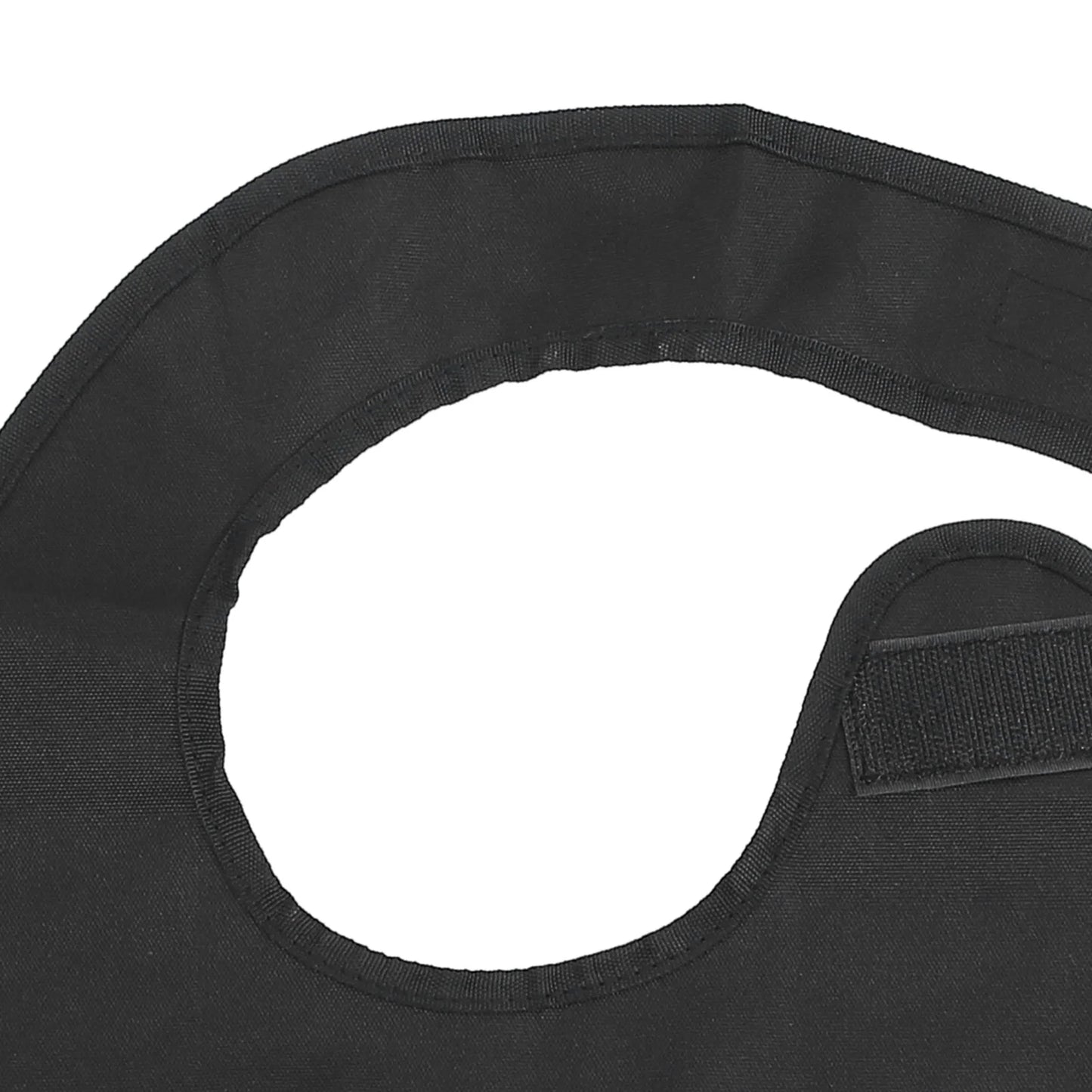 Adult Black Waterproof Soft Bibs