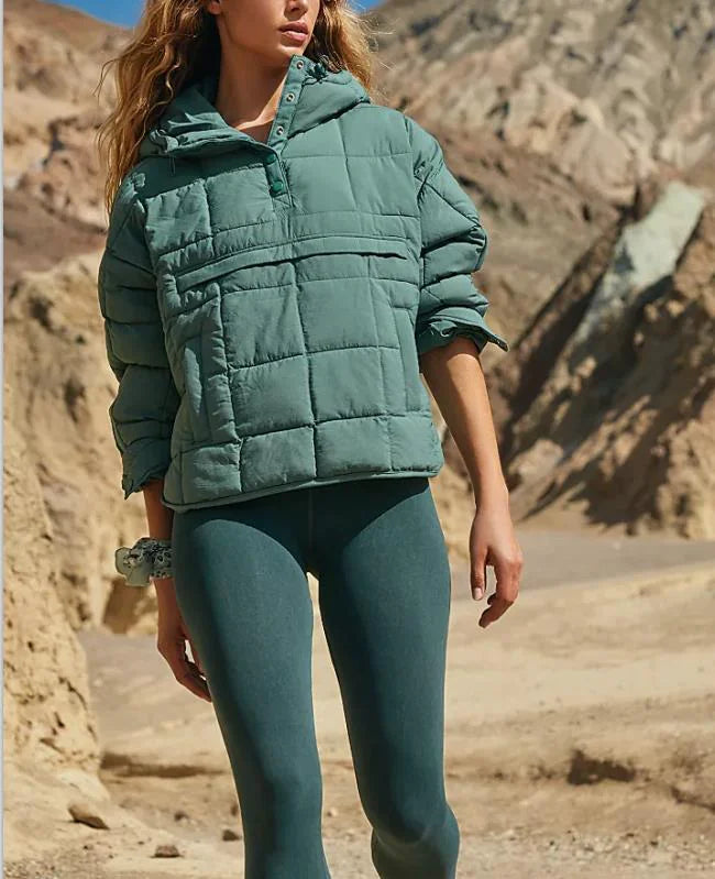 Dames Pure Comfort Quilted Pullover Puffer