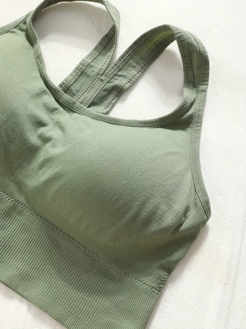 CELILIN Racerback Plus Size Sports Bras