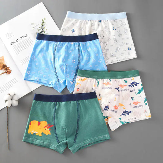 Boys Cotton Boxer Briefs