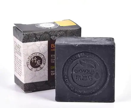 Handmade Organic Black Bamboo Charcoal Soap