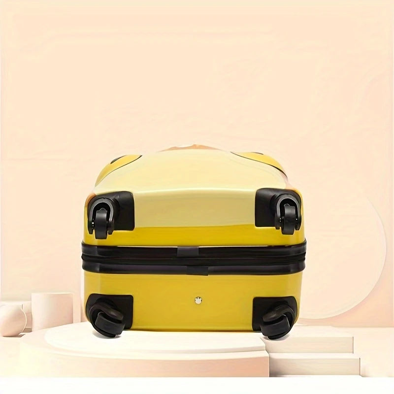 3D Cartoon Animal Rolling Luggage Suitcases